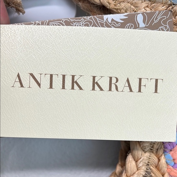 Beautiful!!! Antik Kraft Colorful Woven Tote!! ♥️💛💜 - Picture 3 of 15